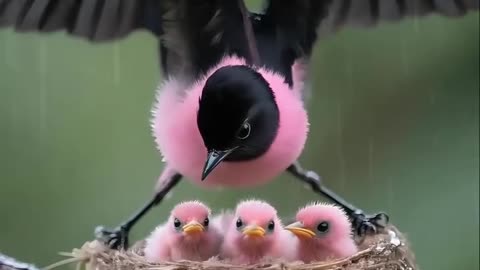 Mother Love & Protection From Rain