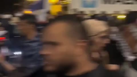 Egyptians attack and chase away Western pro Palestine activists who want to go to Gaza.