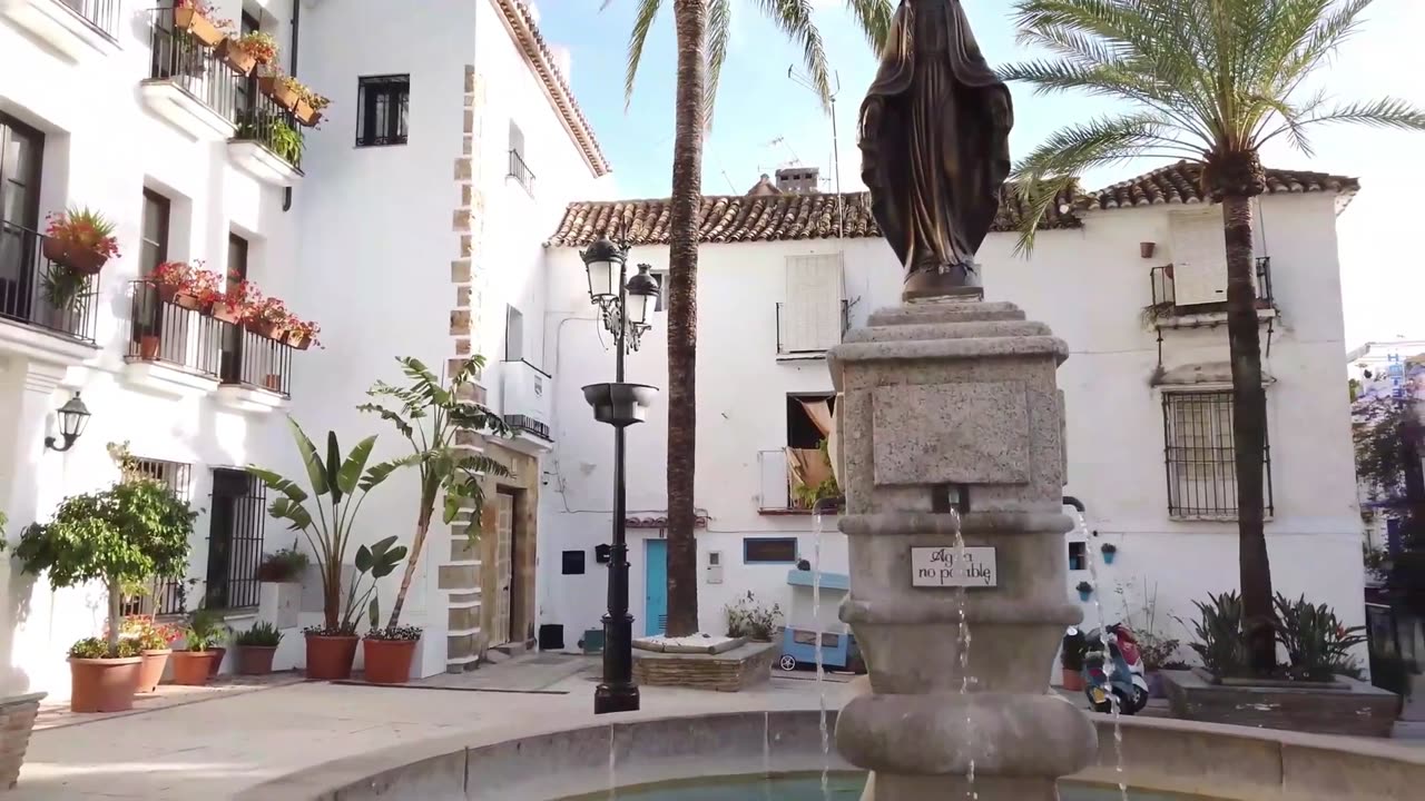 Marbella Spain city walk