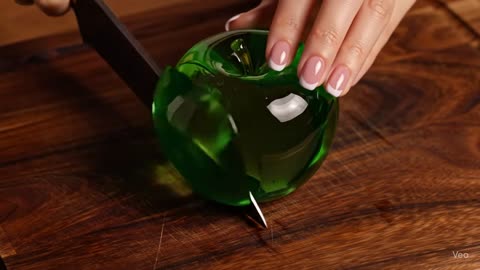 Glass Fruits Cutting ASMR #ai #corn #asmr #fyp