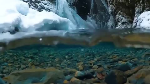 Glacier water