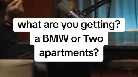 Apartment vs BMW