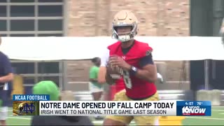 July 31, 2025 - Notre Dame Football Team Begins Practices