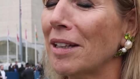 Maxima en Amalia in New York bij de 80e algemene VN vergadering