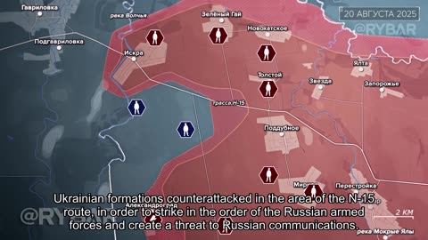 🇷🇺 🏹 🎣 Rybar’s Analysis: August on Novoselovsk Direction