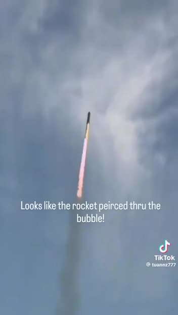 Rocket hit firmament?