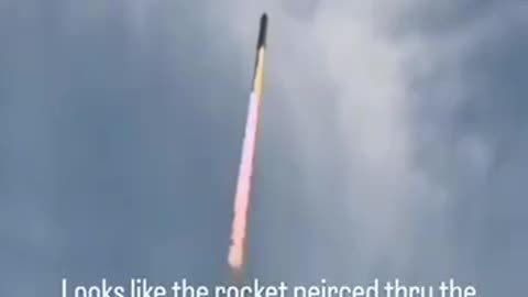 Rocket hit firmament?