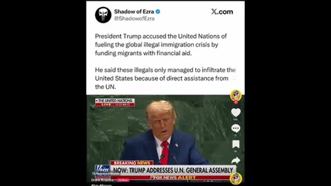 Trump Hammering the UN ..