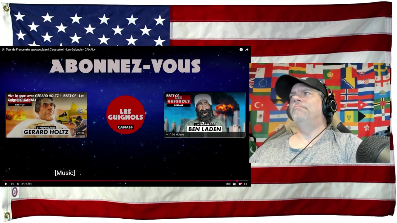 Un Tour de France très spectaculaire ! C'est culte ! - Les Guignols - CANAL+ - REACTION