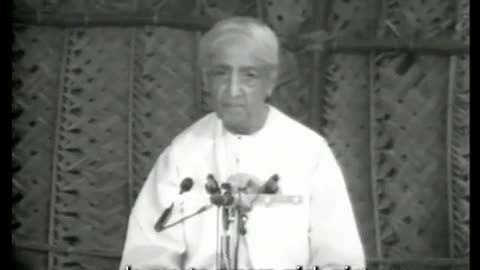 Is there no place in your teachings to fight injustice. - J. Krishnamurti (Dutch/NL Subs)