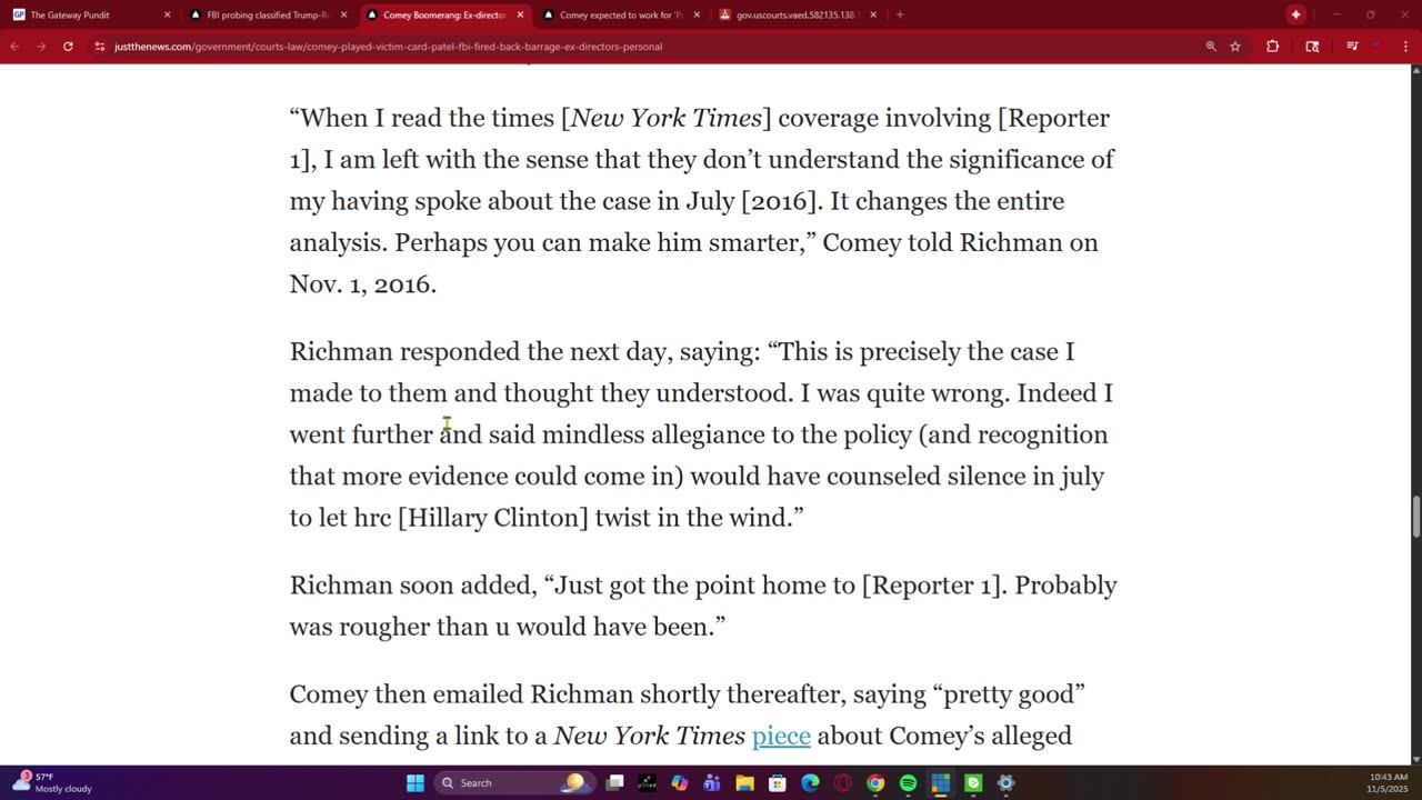 FBI Burn Bags & Comey 🚨Live With Woodman