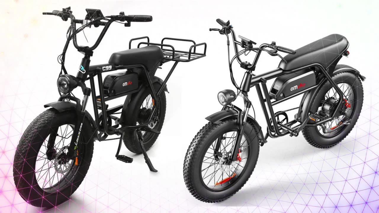 Emoko C99 Electric Bike 250W Motor 48V 20AH Battery 20*4.0-inch Fat Tire Electric Bicycle