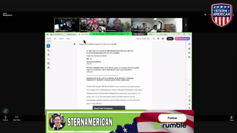 Election Security Zoom Call