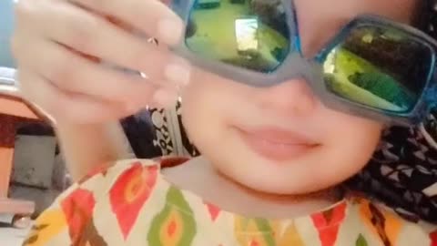 Baby sounding so sweet wearing glasses | Baby pyari si awaz nikall rhiHy 😍