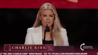 Charlie Kirk's Widow Forgives Her Husband's Assassin During Memorial