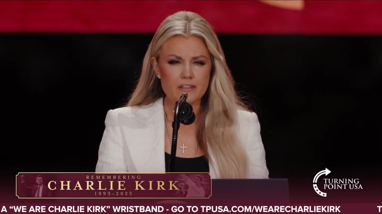 Charlie Kirk's Widow Forgives Her Husband's Assassin During Memorial