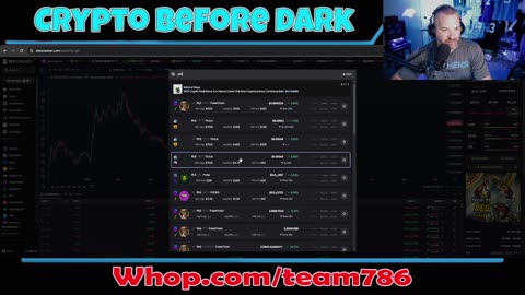Crypto request stream! drop your crypto below, we will chart it!