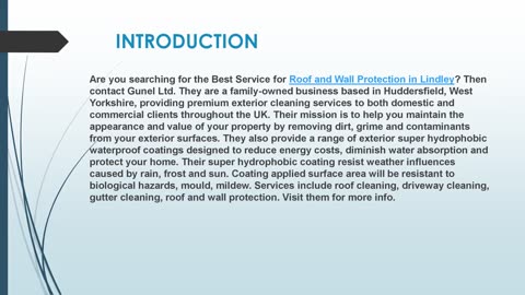 Looking for the best Roof and Wall Protection in Lindley