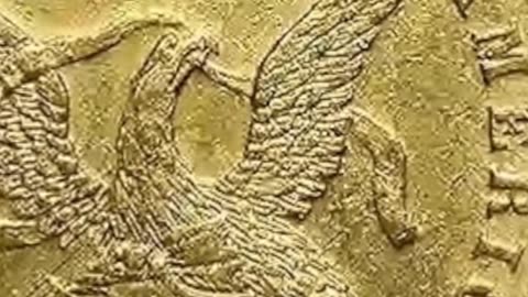 1852 $10 GOLD INGOT U.S. ASSAY OFFICE AU-55