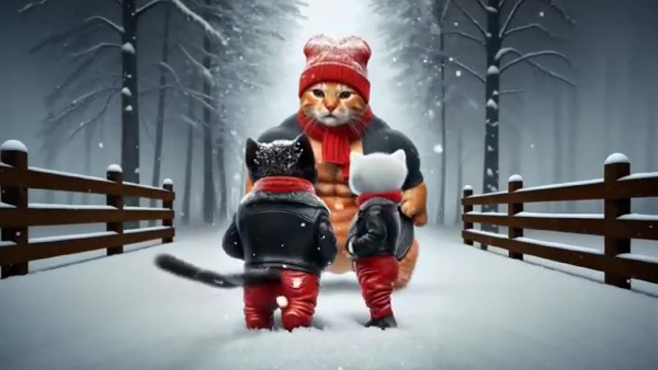 🌟🐱 Dad Cat & Kitten: EPIC Adventures! 🚀🍕👾💪 | Laughs & Thrills! 😂🔥