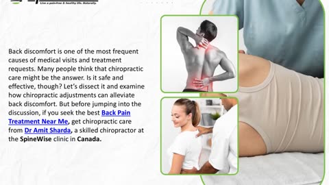 Is Chiropractic Care A Safe and Effective Treatment For Back Pain?