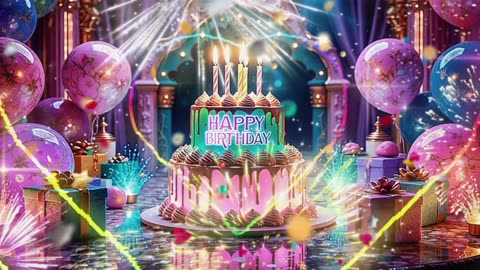 ✨ Happy Birthday Remix Song & Cake Delight | Best Happy Birthday Messages