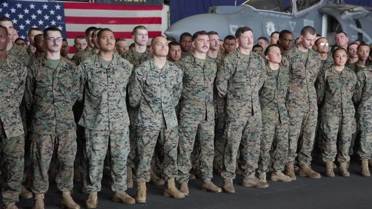 The USS IWO JIMA's name has a lot of history. Something glorious is about to happen.