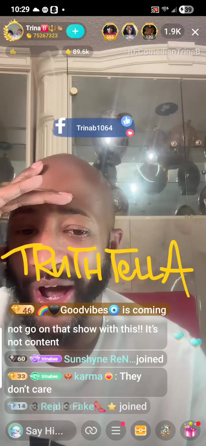 TRINA B LINED UP WITH DAREALSUPABIHH EXPLAINING HOW QUEEN TOMIKAY GAGGED HIM