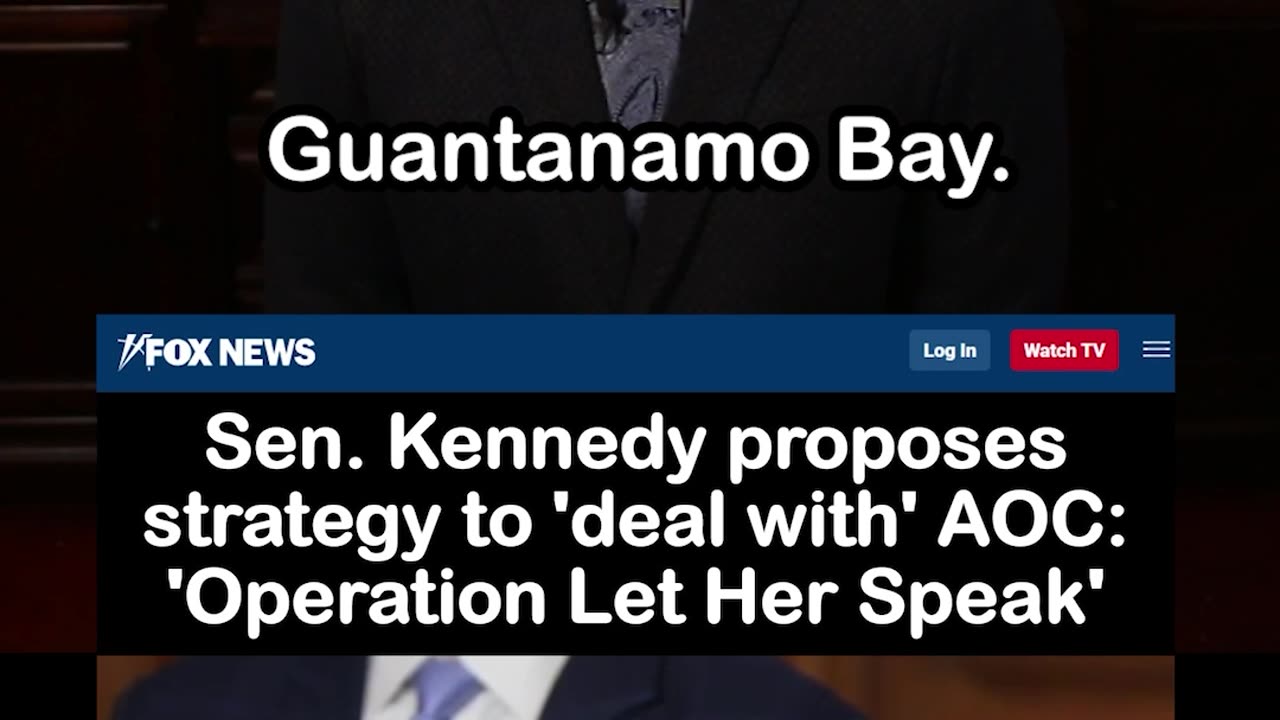 Senator Kennedy Proposes Strategy to Deal with AOC: 'Operation Let Her Speak'