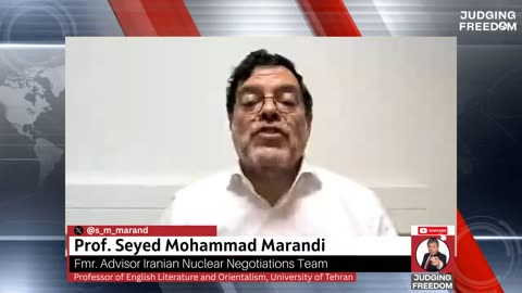 PROF. MARANDI w/ Judge Napolitano -The View From Tehran!