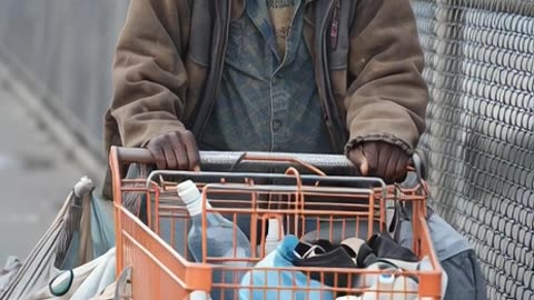 The Shopping Cart Man