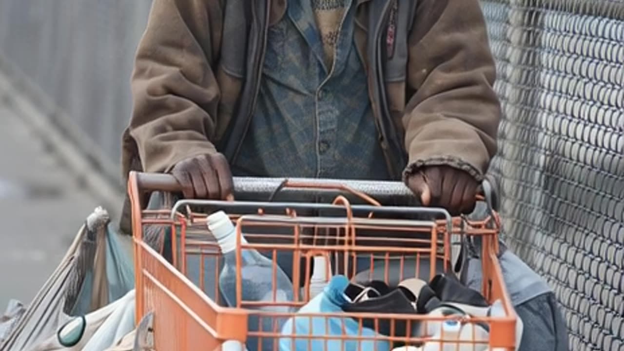 The Shopping Cart Man