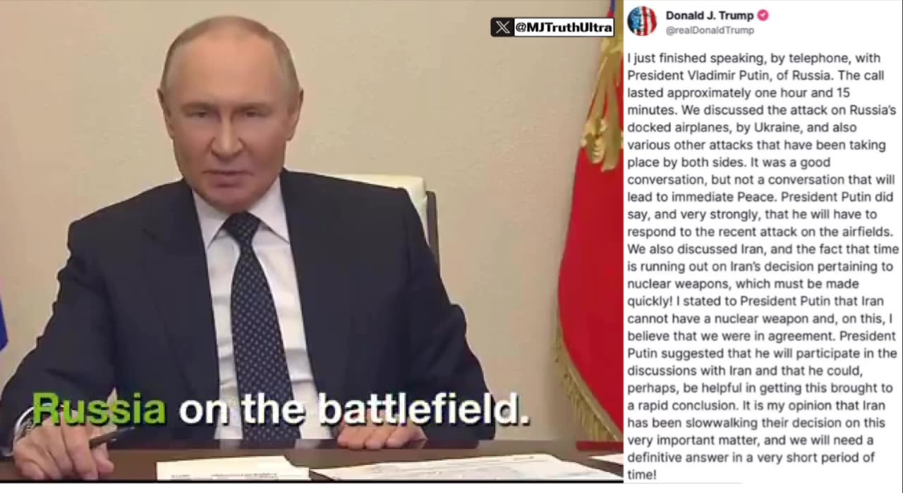 Putin responds to Ukraine’s Surprise Attack against Russia