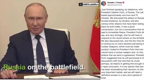 Putin responds to Ukraine’s Surprise Attack against Russia