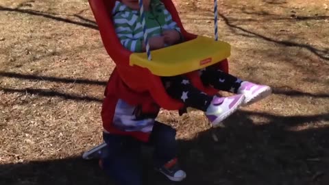 Funny baby kids swing fails compilation