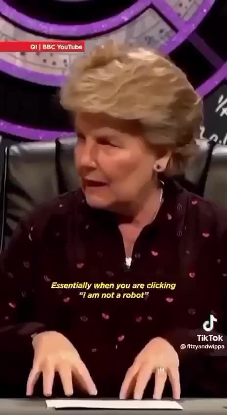 Internet when you click I'm not a robot'..