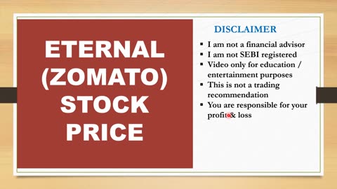 Eternal ( Zomato ) stock price - Time to book profit ?