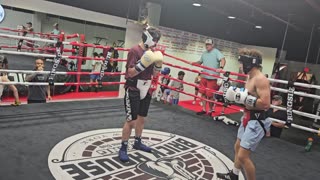Joey sparring James 9/16/25