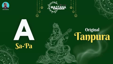 🎵 Tanpura A Scale (Sa-Pa Samvad) – Premium Stereo Drone for Singing, Riyaz & Meditation