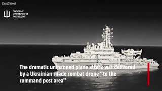 Ukraine OBLITERATES £45m Russian spy ship in Black Sea as WW3 fears grow