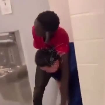 Black attempts to stab, Students Just Watch.