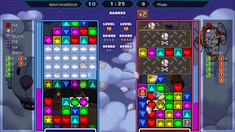 Panel Attack 2-Player (7-19-2025): MArt1And00m3r vs Phate