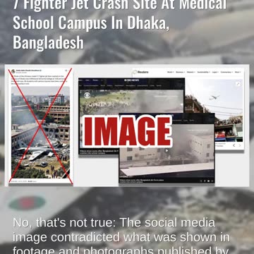 Fact Check: Viral Image Is NOT Authentic Photo Of Chinese-Made F-7 Fighter Jet Crash Site