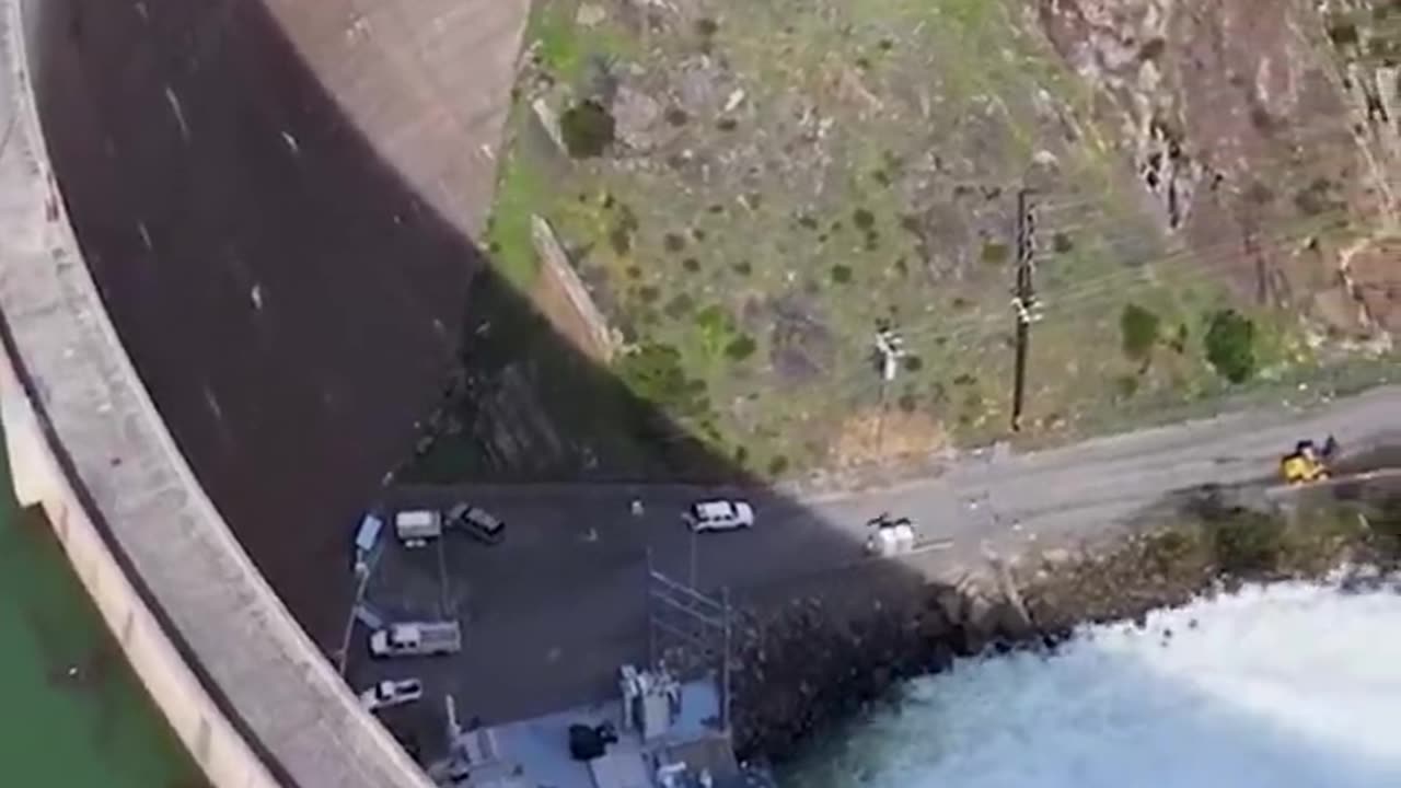 California's giant 'Glory Hole" has been turned on for the first time in six years.