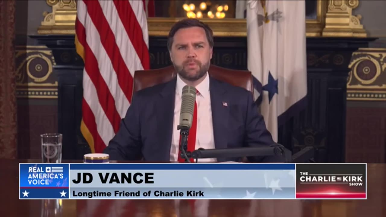 JD Vance Gives Heartwarming Tribute To Charlie Kirk While Hosting His Show