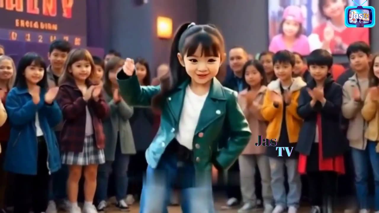 Young Hip Hop Star: Singing and Dancing with Applause All Around