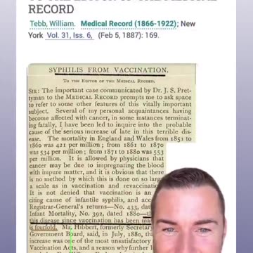 Vaccines a troubling history of harm since 1781.