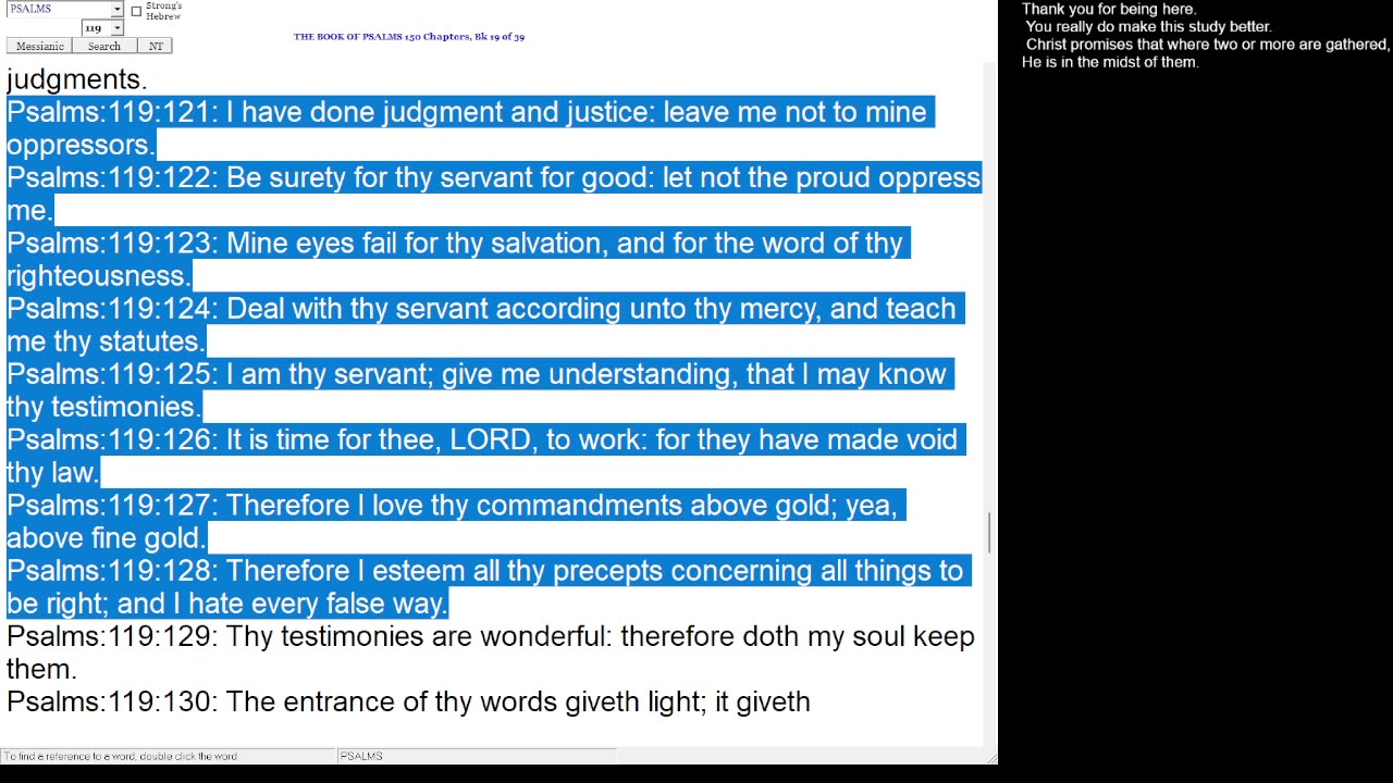 Psalm 119:121-128
