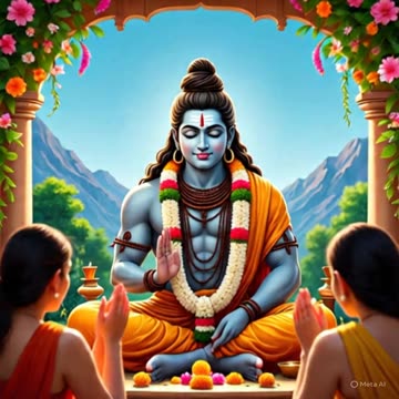 lord siva blessing his bakthas