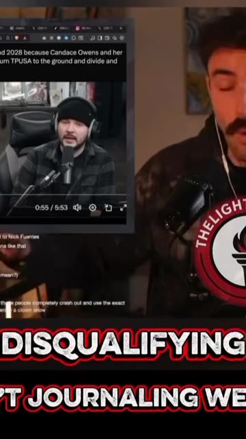 Ian Carroll ~ Tim ...Candace is doing Journalism something You don't do.